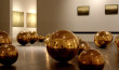 Gold Balls,Porcelain Gold Plated,variable sizes
