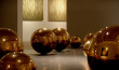 Gold Balls,Porcelain Gold Plated,variable sizes